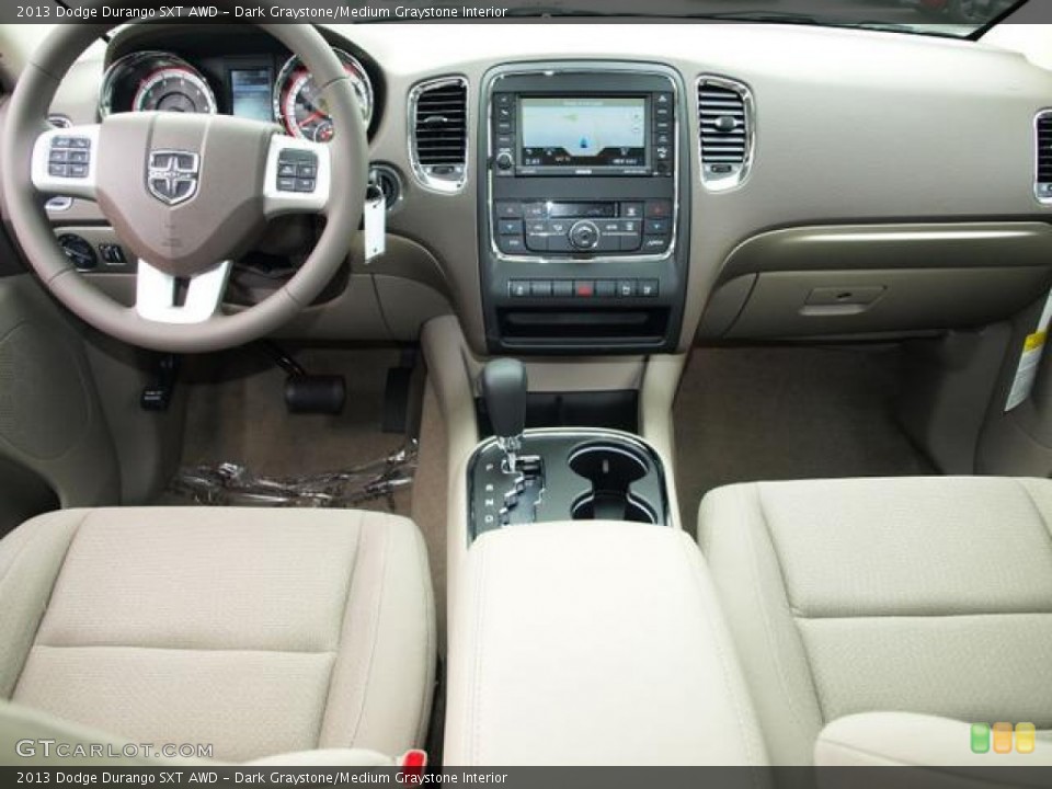 Dark Graystone/Medium Graystone Interior Dashboard for the 2013 Dodge Durango SXT AWD #80862181