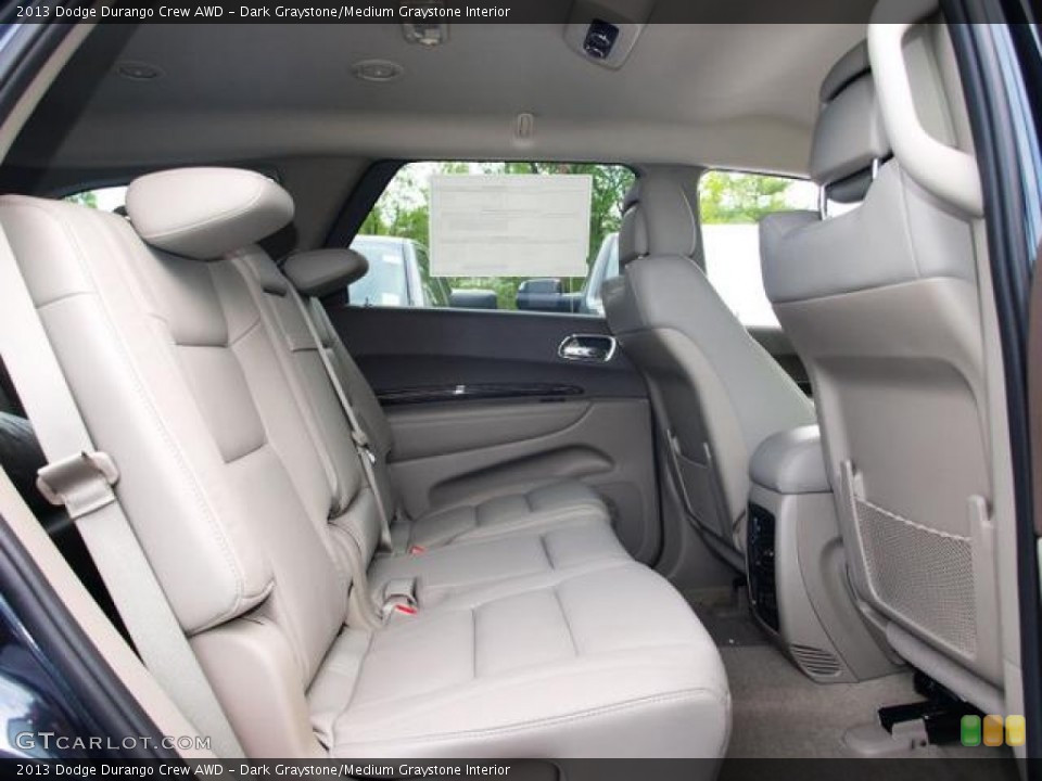Dark Graystone/Medium Graystone Interior Rear Seat for the 2013 Dodge Durango Crew AWD #80862388