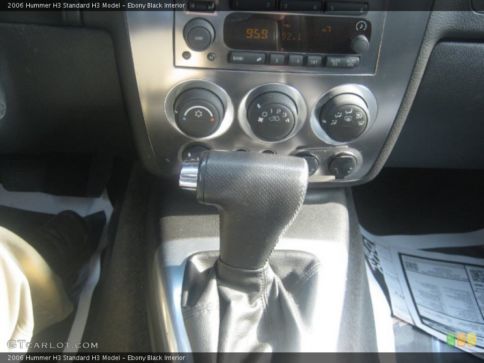 Ebony Black Interior Transmission for the 2006 Hummer H3  #80862484