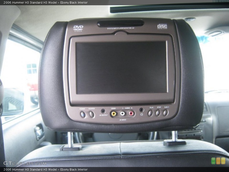 Ebony Black Interior Entertainment System for the 2006 Hummer H3  #80862675