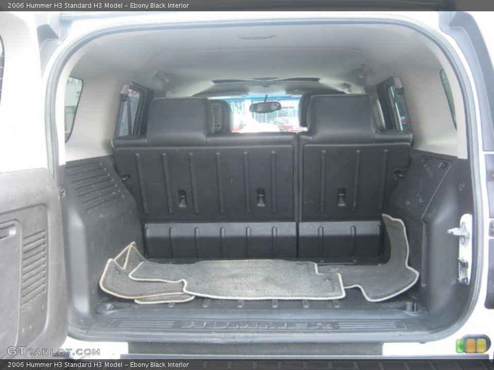 Ebony Black Interior Trunk for the 2006 Hummer H3  #80862751