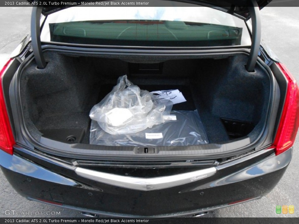 Morello Red/Jet Black Accents Interior Trunk for the 2013 Cadillac ATS 2.0L Turbo Premium #80862766