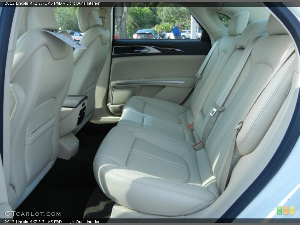 Light Dune Interior Rear Seat for the 2013 Lincoln MKZ 3.7L V6 FWD #80862924