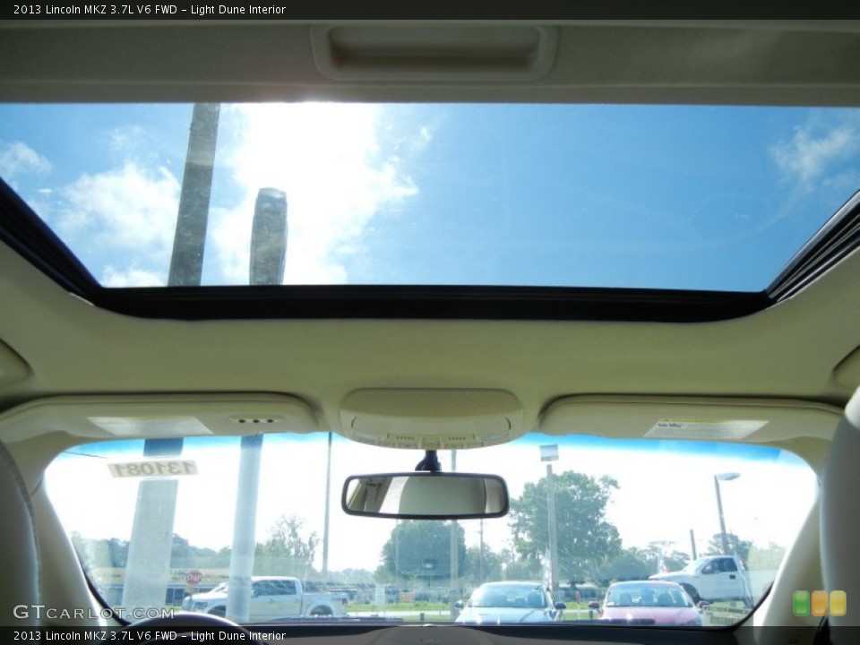 Light Dune Interior Sunroof for the 2013 Lincoln MKZ 3.7L V6 FWD #80862949