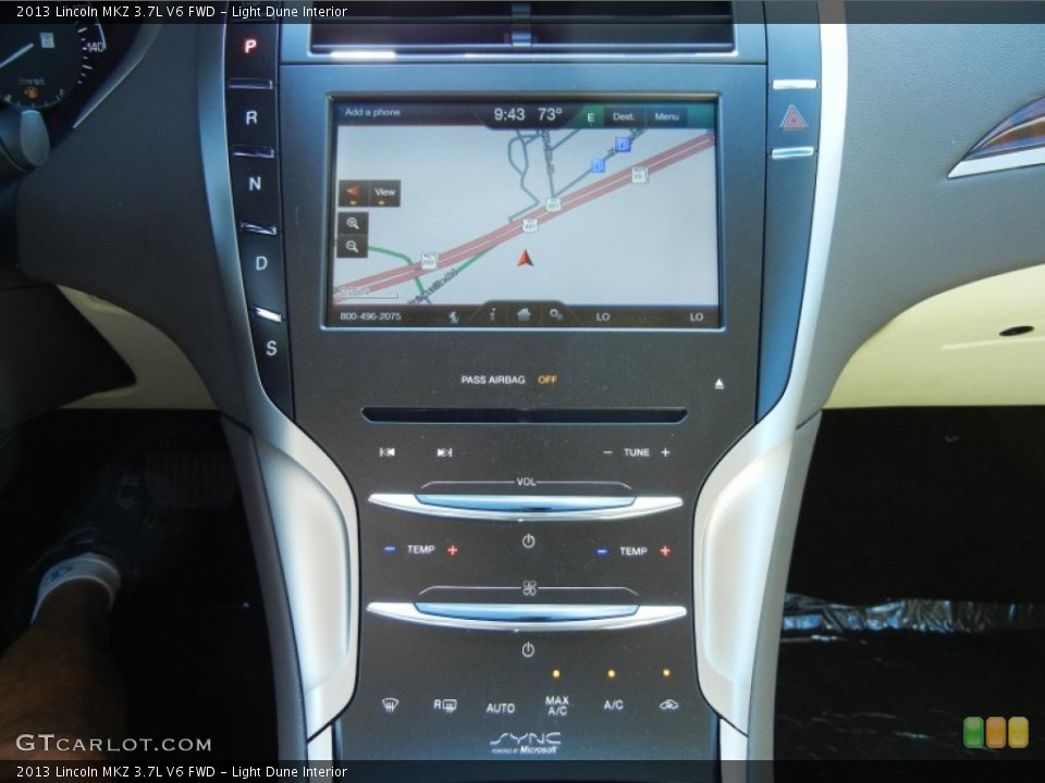 Light Dune Interior Controls for the 2013 Lincoln MKZ 3.7L V6 FWD #80863019