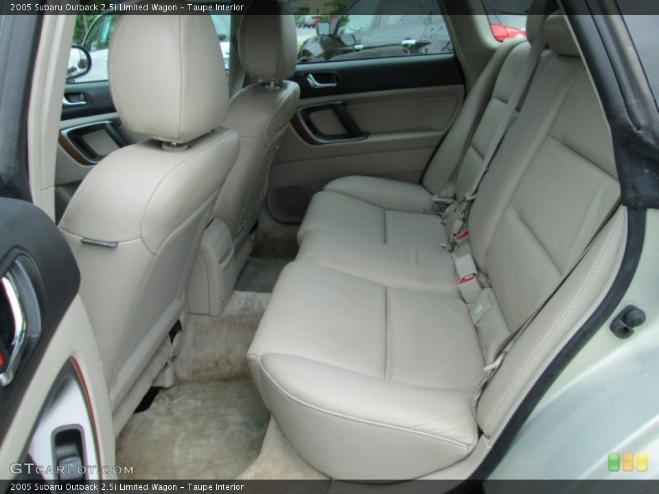 Taupe Interior Rear Seat for the 2005 Subaru Outback 2.5i Limited Wagon #80863081