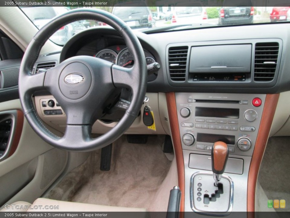 Taupe Interior Dashboard for the 2005 Subaru Outback 2.5i Limited Wagon #80863147