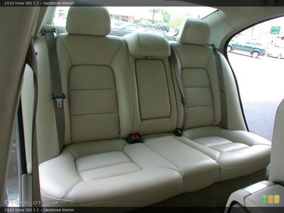 Sandstone Interior Rear Seat for the 2010 Volvo S80 3.2 #80863249
