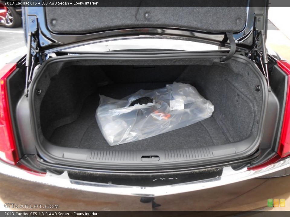 Ebony Interior Trunk for the 2013 Cadillac CTS 4 3.0 AWD Sedan #80863527