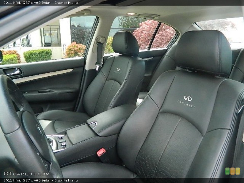 Graphite Interior Photo for the 2011 Infiniti G 37 x AWD Sedan #80863576