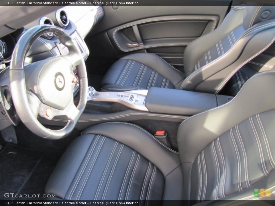 Charcoal (Dark Grey) Interior Photo for the 2012 Ferrari California  #80865105