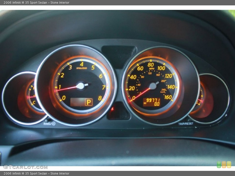 Stone Interior Gauges for the 2006 Infiniti M 35 Sport Sedan #80865178
