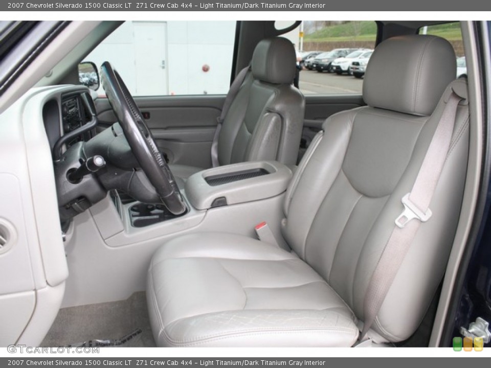 Light Titanium/Dark Titanium Gray Interior Front Seat for the 2007 Chevrolet Silverado 1500 Classic LT  Z71 Crew Cab 4x4 #80865781
