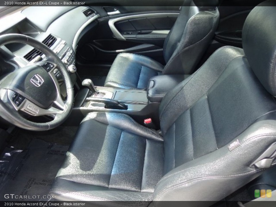 Black Interior Photo for the 2010 Honda Accord EX-L Coupe #80866474