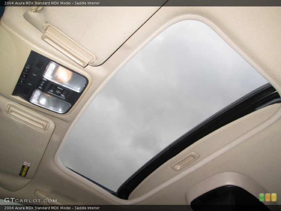 Saddle Interior Sunroof for the 2004 Acura MDX  #80866654