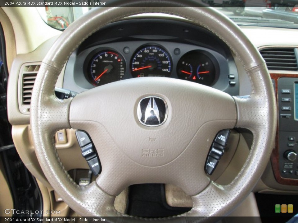 Saddle Interior Steering Wheel for the 2004 Acura MDX  #80866756