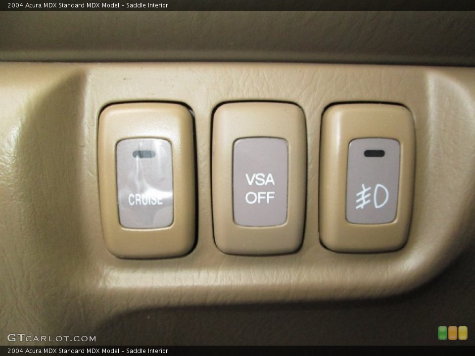 Saddle Interior Controls for the 2004 Acura MDX  #80866828