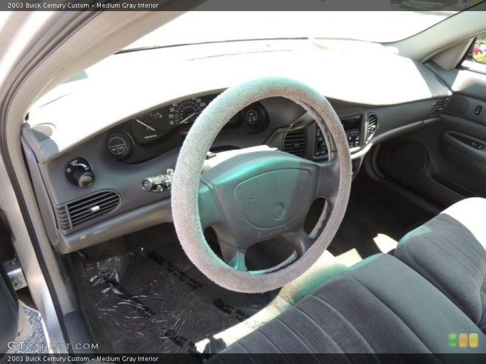 Medium Gray Interior Dashboard for the 2003 Buick Century Custom #80867227