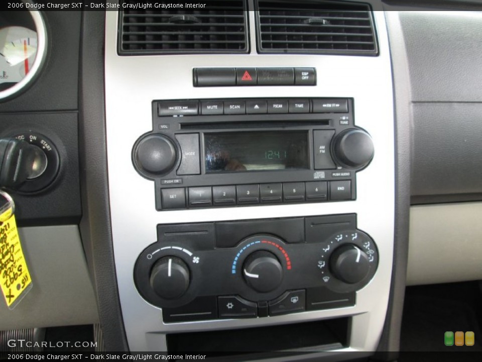 Dark Slate Gray/Light Graystone Interior Controls for the 2006 Dodge Charger SXT #80867557