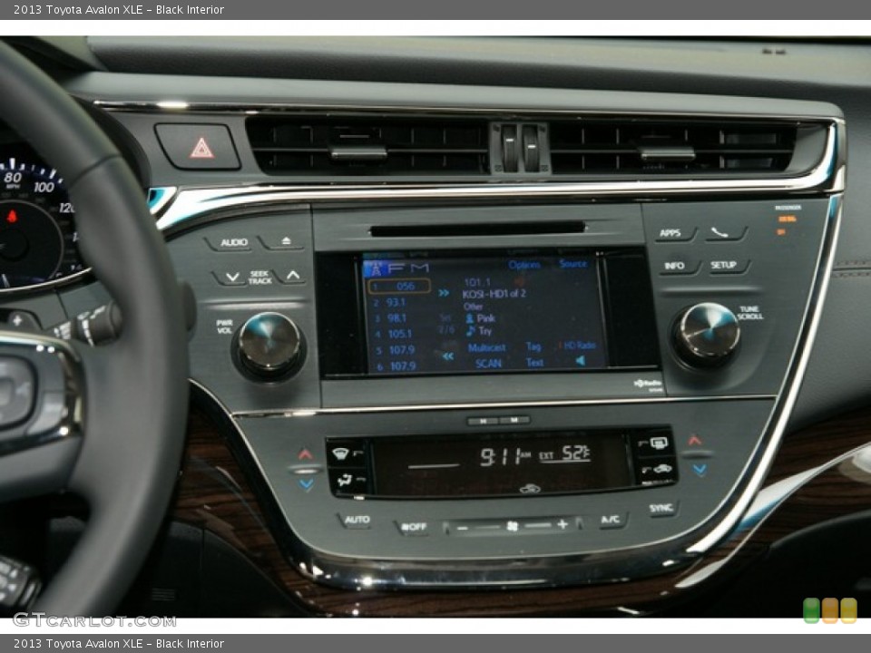 Black Interior Controls for the 2013 Toyota Avalon XLE #80867732