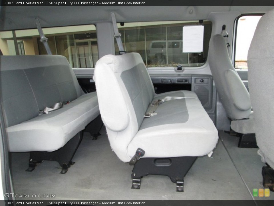 Medium Flint Grey Interior Rear Seat for the 2007 Ford E Series Van E350 Super Duty XLT Passenger #80868217
