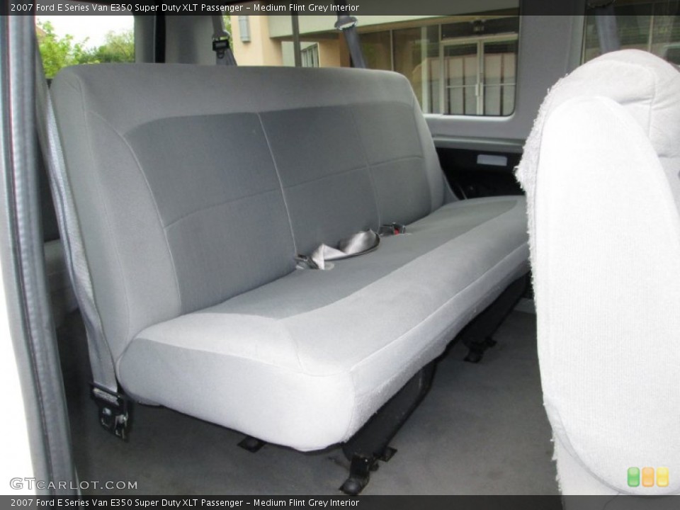 Medium Flint Grey Interior Rear Seat for the 2007 Ford E Series Van E350 Super Duty XLT Passenger #80868262