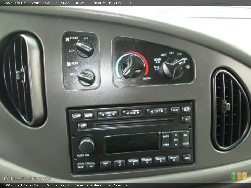Medium Flint Grey Interior Controls for the 2007 Ford E Series Van E350 Super Duty XLT Passenger #80868337