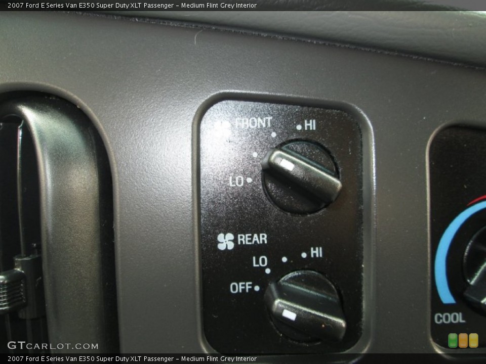 Medium Flint Grey Interior Controls for the 2007 Ford E Series Van E350 Super Duty XLT Passenger #80868361