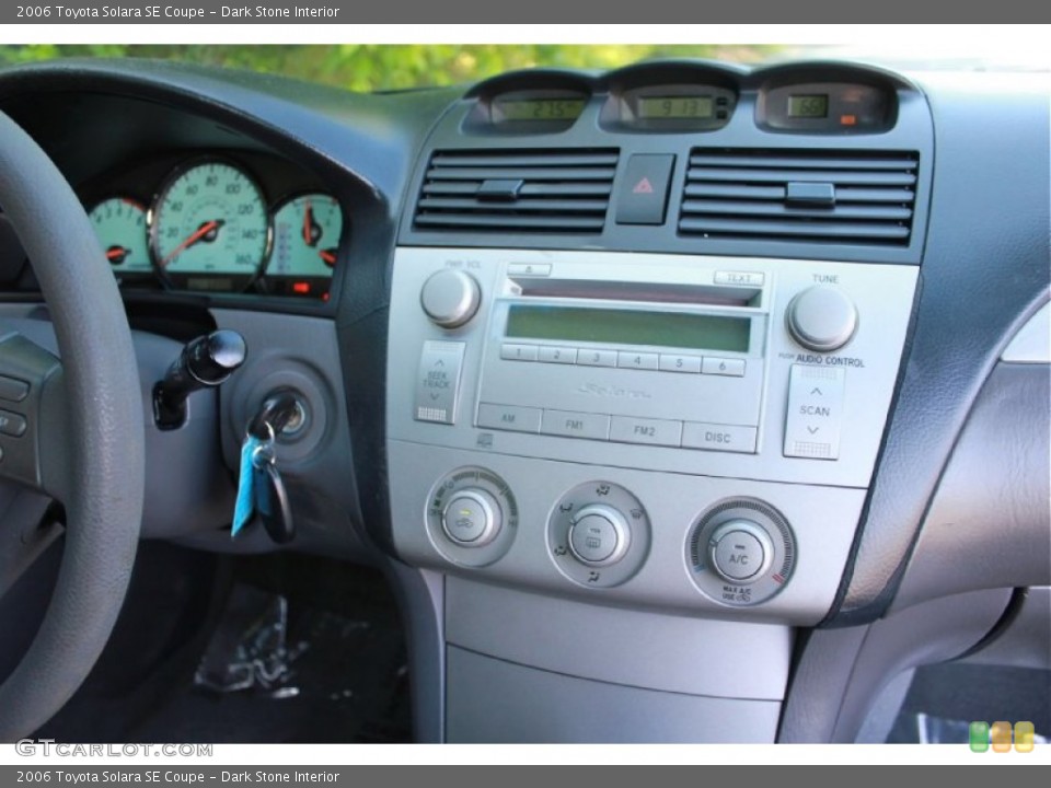 Dark Stone Interior Controls for the 2006 Toyota Solara SE Coupe #80868744