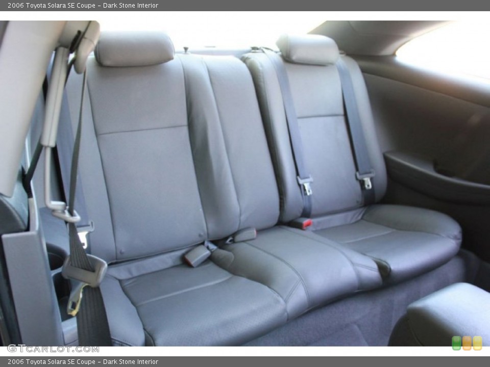 Dark Stone Interior Rear Seat for the 2006 Toyota Solara SE Coupe #80868813