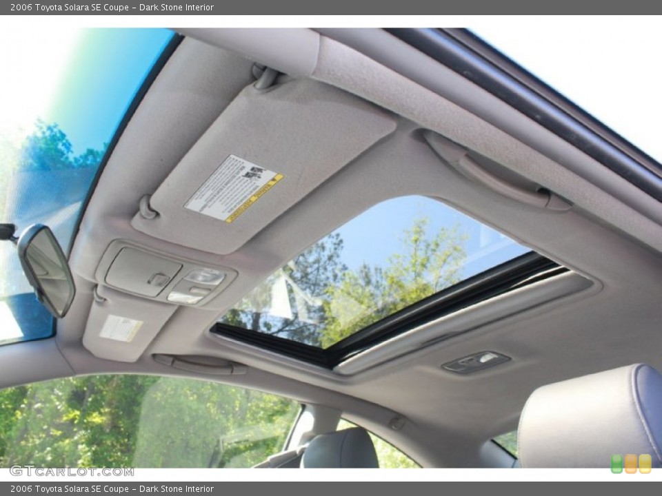 Dark Stone Interior Sunroof for the 2006 Toyota Solara SE Coupe #80868956