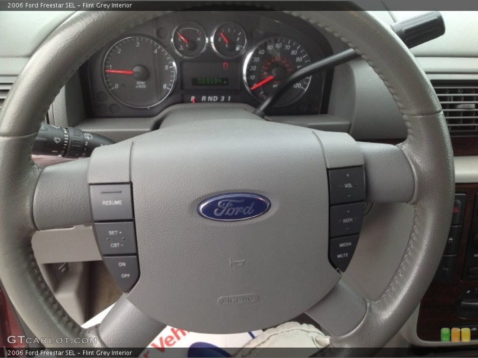 Flint Grey Interior Steering Wheel for the 2006 Ford Freestar SEL #80869756