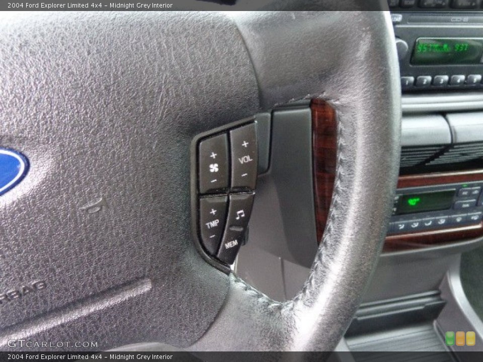 Midnight Grey Interior Controls for the 2004 Ford Explorer Limited 4x4 #80869810