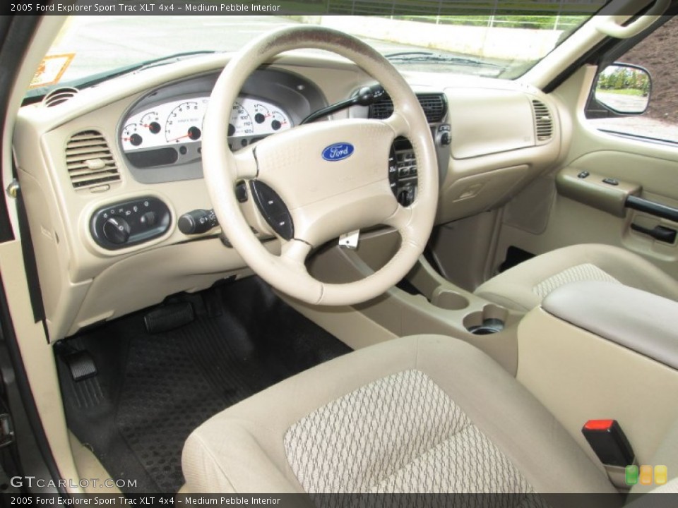 Medium Pebble Interior Prime Interior for the 2005 Ford Explorer Sport Trac XLT 4x4 #80869875