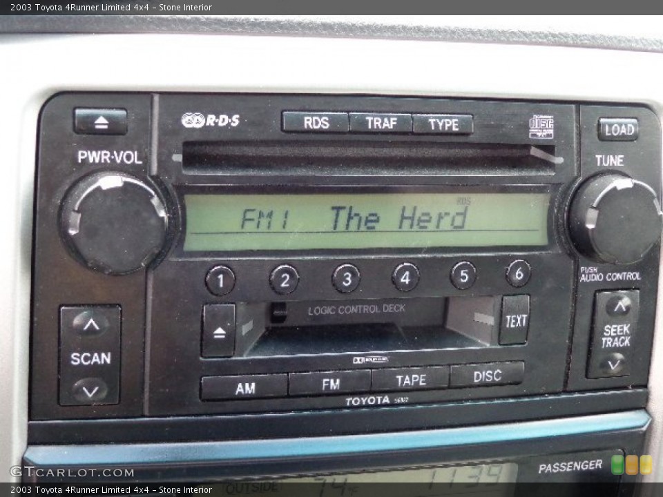 Stone Interior Audio System for the 2003 Toyota 4Runner Limited 4x4 #80870380