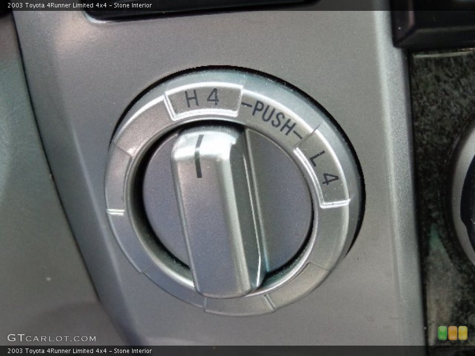 Stone Interior Controls for the 2003 Toyota 4Runner Limited 4x4 #80870460