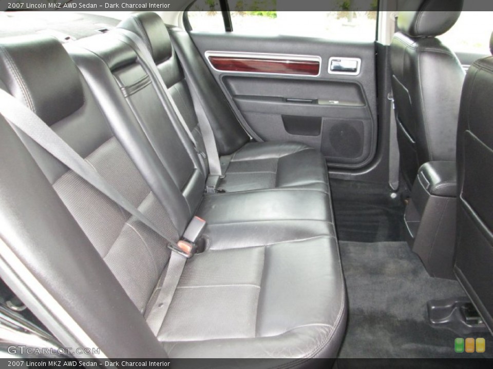 Dark Charcoal Interior Rear Seat for the 2007 Lincoln MKZ AWD Sedan #80871566