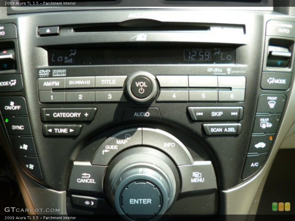 Parchment Interior Controls for the 2009 Acura TL 3.5 #80871589