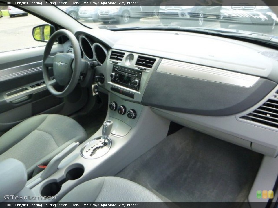 Dark Slate Gray/Light Slate Gray Interior Dashboard for the 2007 Chrysler Sebring Touring Sedan #80872231