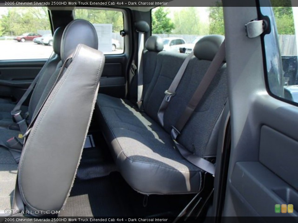 Dark Charcoal Interior Rear Seat for the 2006 Chevrolet Silverado 2500HD Work Truck Extended Cab 4x4 #80872341