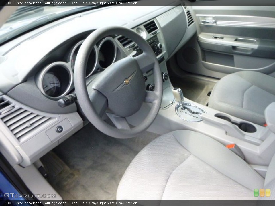 Dark Slate Gray/Light Slate Gray Interior Prime Interior for the 2007 Chrysler Sebring Touring Sedan #80872465