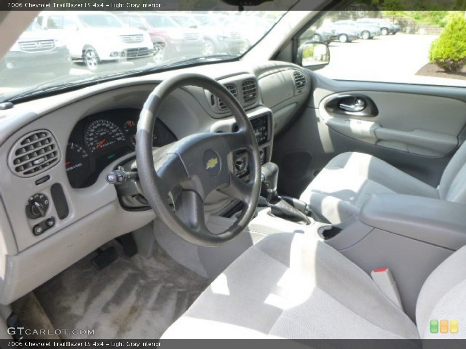 Light Gray Interior Prime Interior for the 2006 Chevrolet TrailBlazer LS 4x4 #80873008