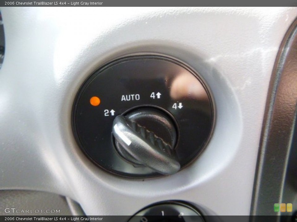Light Gray Interior Controls for the 2006 Chevrolet TrailBlazer LS 4x4 #80873030