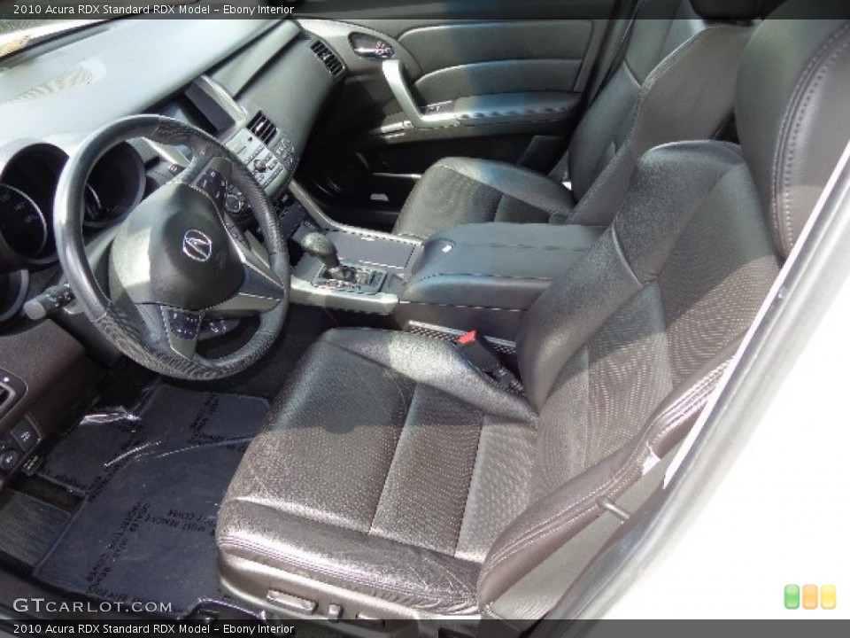 Ebony Interior Front Seat for the 2010 Acura RDX  #80873486