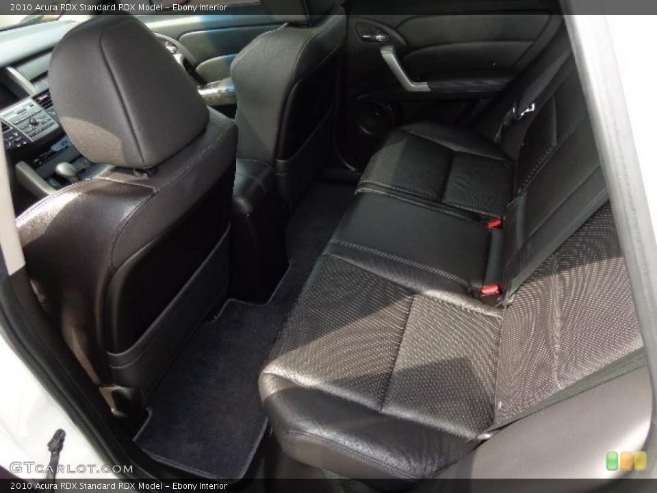 Ebony Interior Rear Seat for the 2010 Acura RDX  #80873510