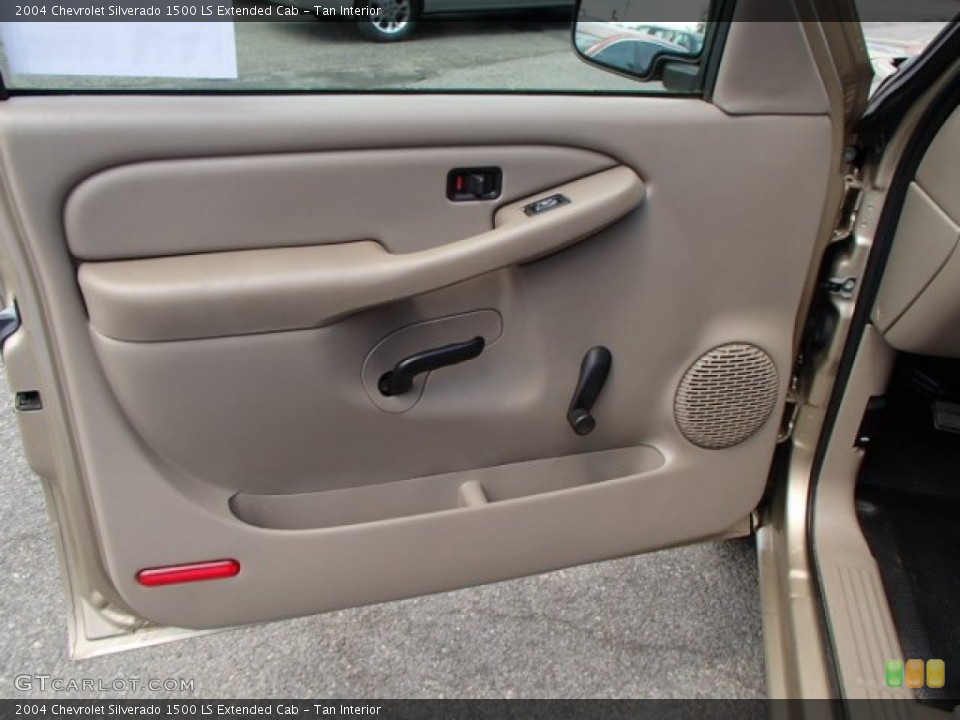 Tan Interior Door Panel for the 2004 Chevrolet Silverado 1500 LS Extended Cab #80873705