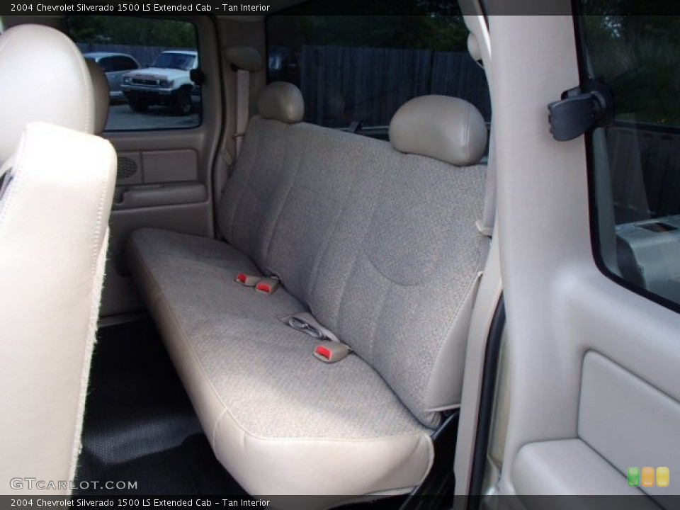 Tan Interior Rear Seat for the 2004 Chevrolet Silverado 1500 LS Extended Cab #80873740