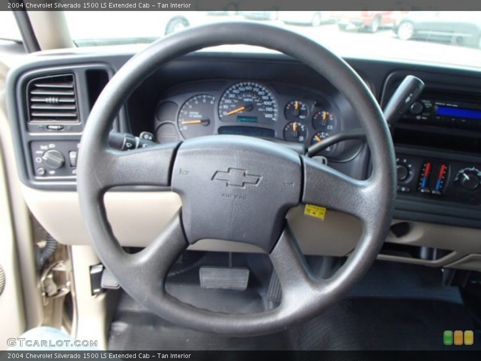 Tan Interior Steering Wheel for the 2004 Chevrolet Silverado 1500 LS Extended Cab #80873791