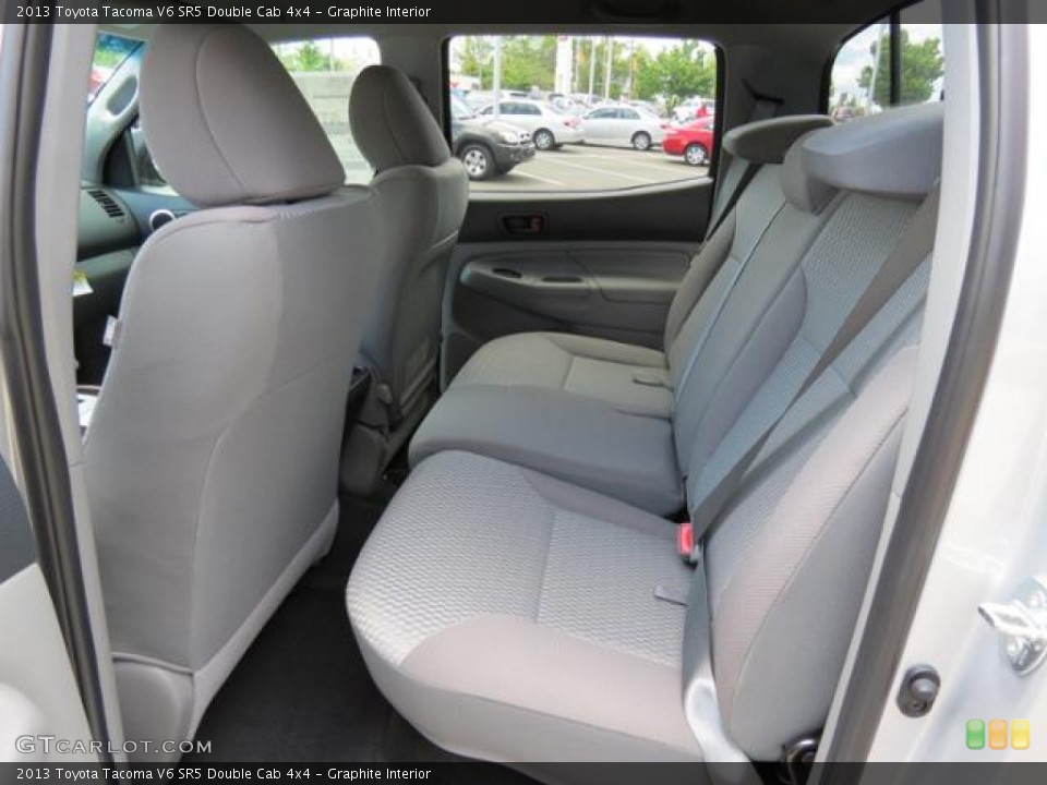 Graphite Interior Rear Seat for the 2013 Toyota Tacoma V6 SR5 Double Cab 4x4 #80873952