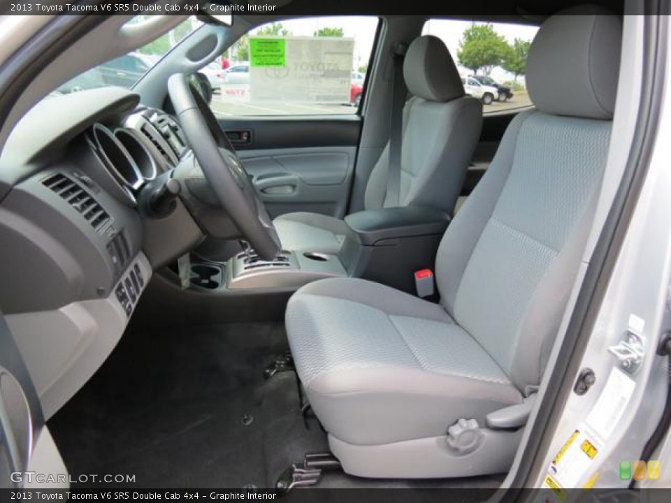 Graphite Interior Photo for the 2013 Toyota Tacoma V6 SR5 Double Cab 4x4 #80873998